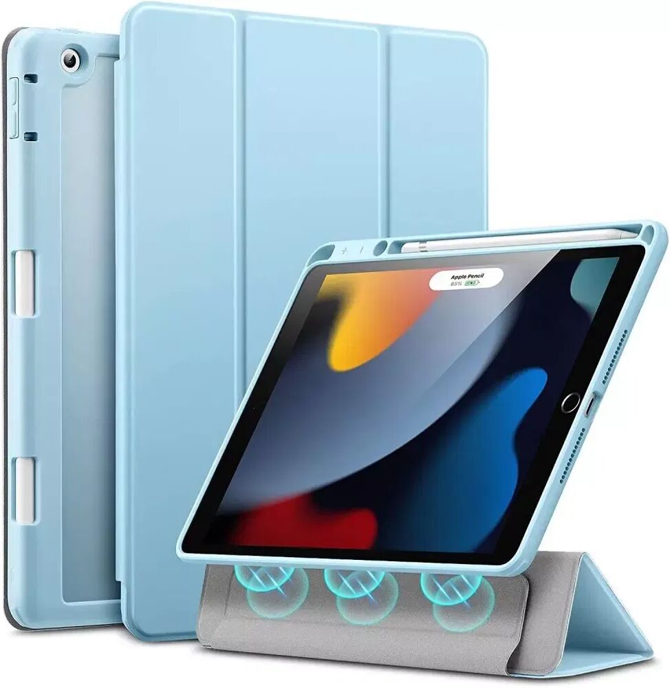 ESR iPad 10.2" (2021 / 2020 / 2019) ESR Rebound Hybrid Flip Deksel - Frosted Blue