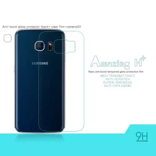 Nillkin Samsung Galaxy S6 Edge NILLKIN Amazing+ Herdet Glass til Bakside