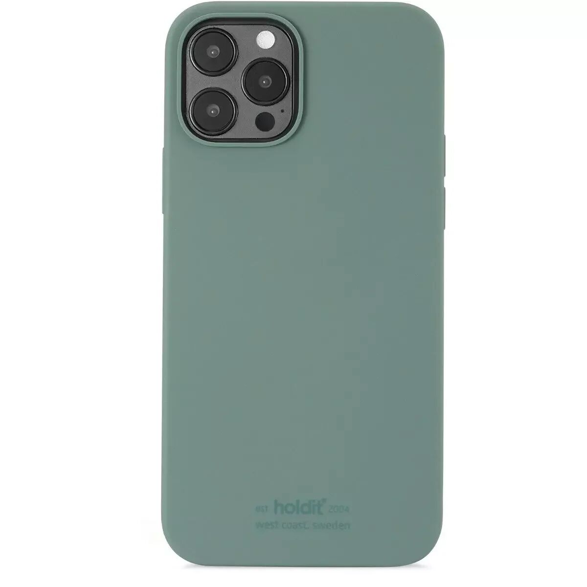 Holdit iPhone 12 Pro Max Soft Touch Silikone Deksel - Grønn