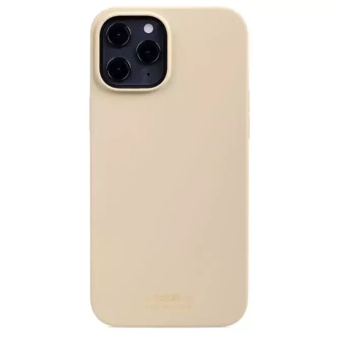 Holdit iPhone 12 Pro Max Soft Touch Silikone Deksel - Beige