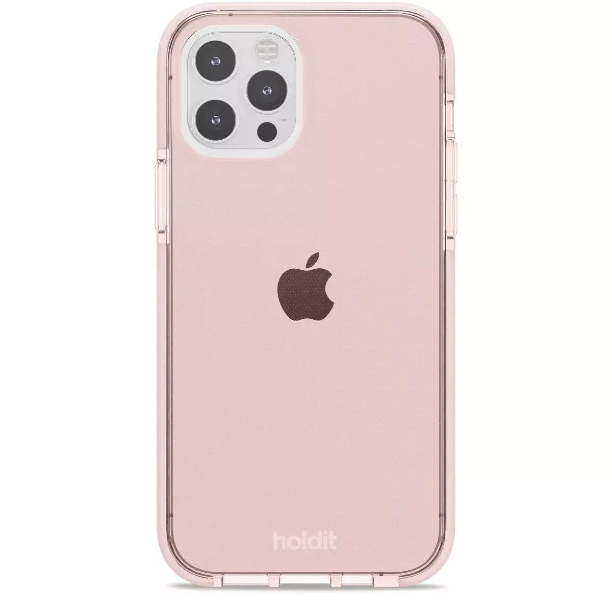 Holdit iPhone 12 Pro Max Seethru Deksel - Blush Pink