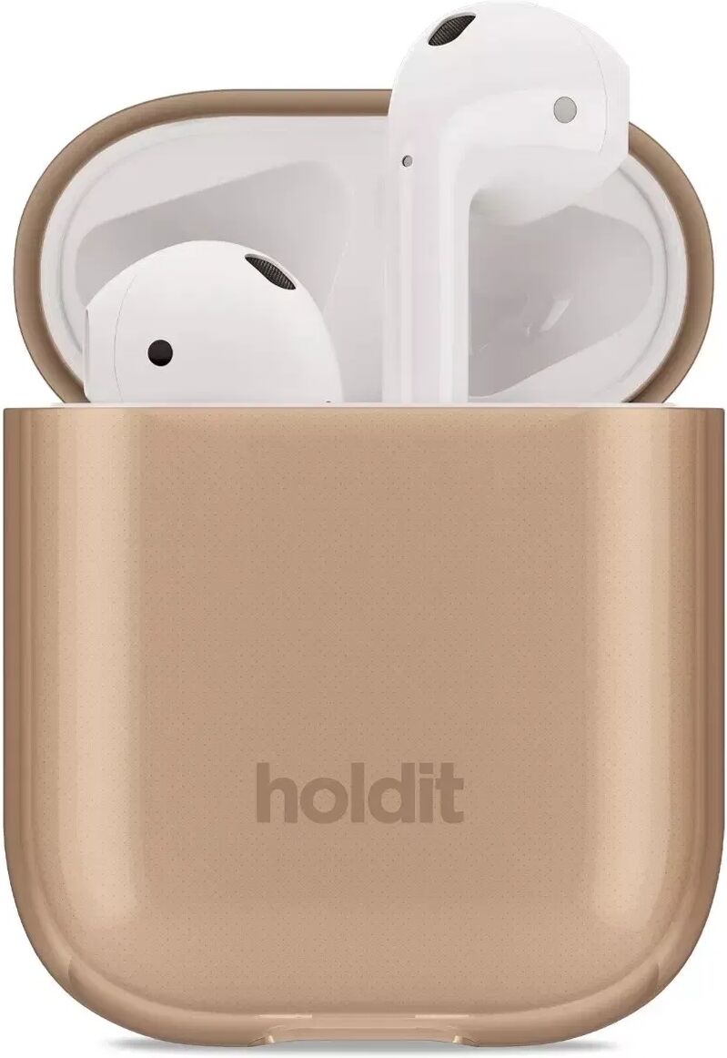 Holdit AirPods (1 & 2. gen.) Seethru Case - Dark Brown