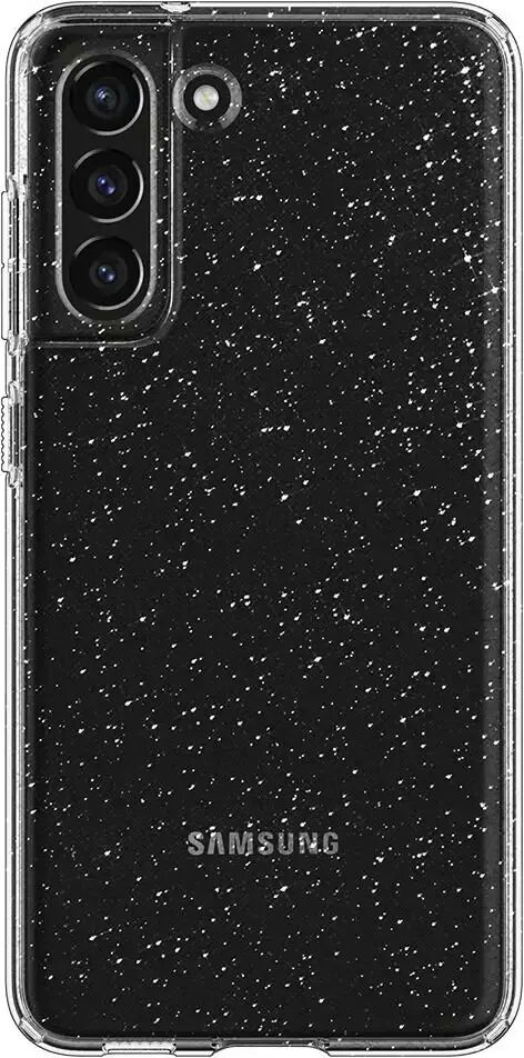 Spigen Samsung Galaxy S21 FE (5G) Liquid Crystal Glitter Deksel - Gjennomsiktig