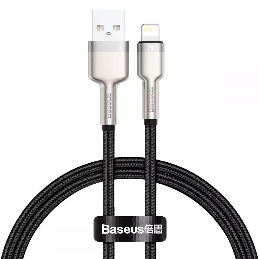Baseus Cafule USB-A til Lightning Kabel - 0.25m - Svart