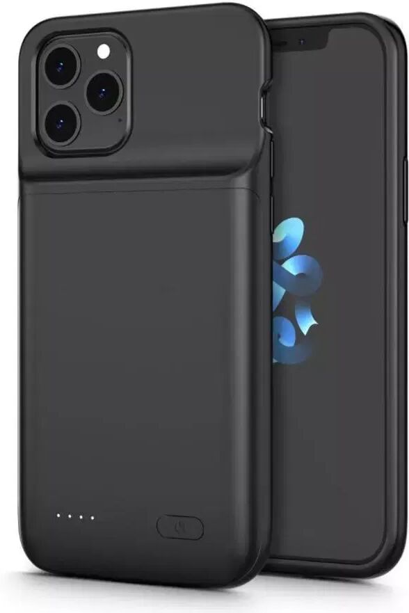 Tech-Protect iPhone 12 Pro Max Tech-Protect Batteri Deksel 4800 mAh - Sort