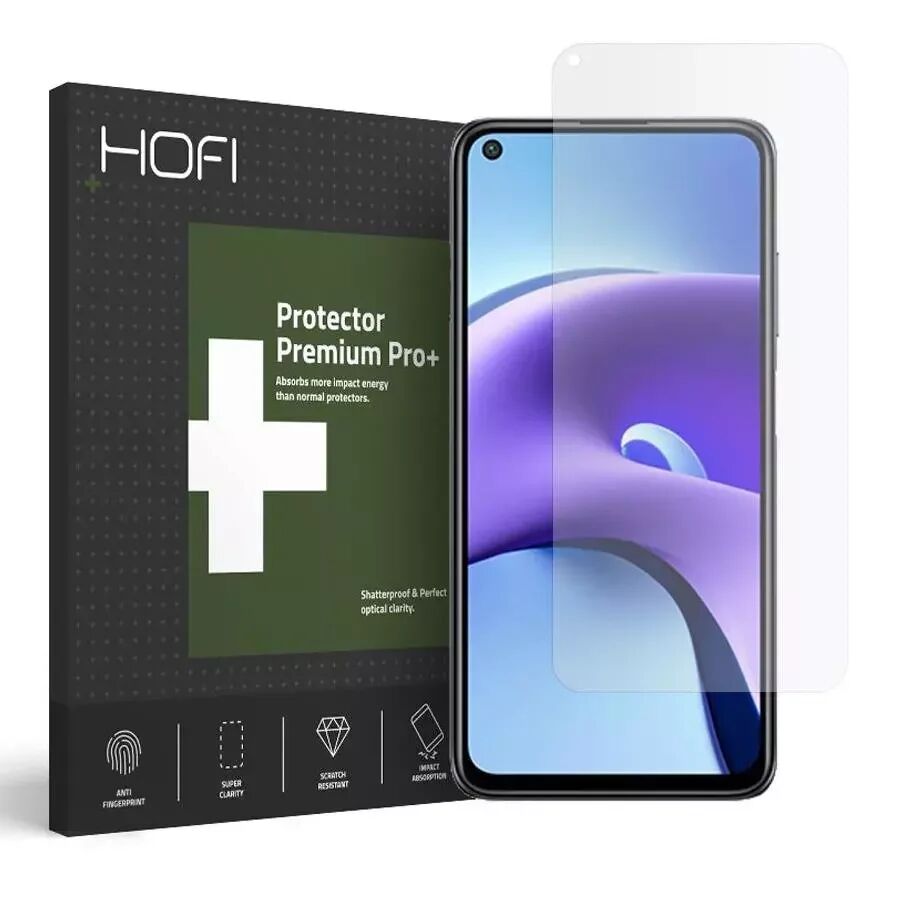 HOFI Xiaomi Redmi Note 9T (5G) Hofi Hybrid Pro+ Skjermbeskytter - Case Friendly - Gjennomsiktig
