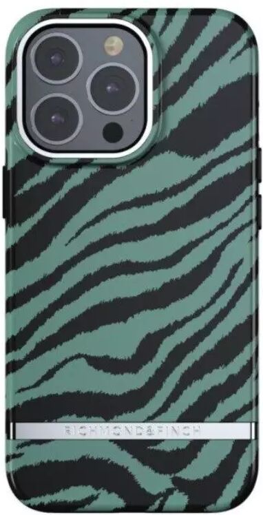 Richmond & Finch iPhone 13 Pro Freedom Deksel - Emerald Zebra