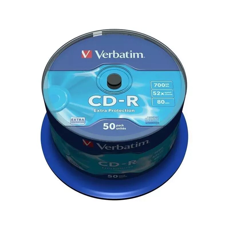 Verbatim CD-Rom 52X Extra Protect med 700 MB - 50 Stk.