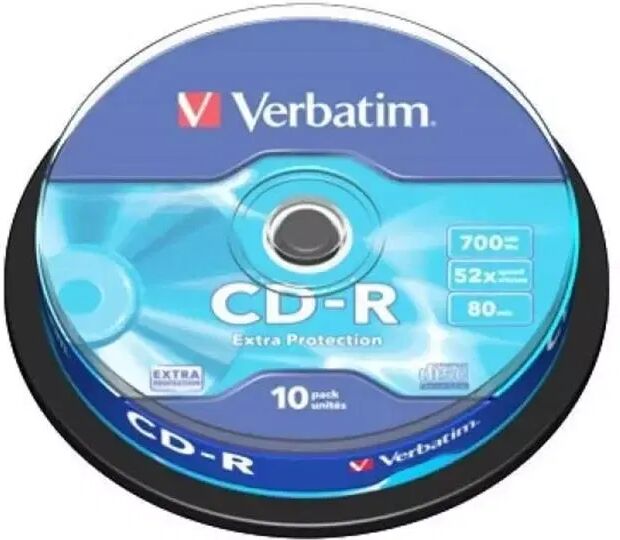 Verbatim CD-Rom 52X Extra Protect med 700 MB - 10 Stk.