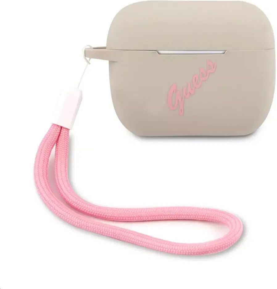 Guess Vintage AirPods Pro Silikondeksel - Grå/Rosa