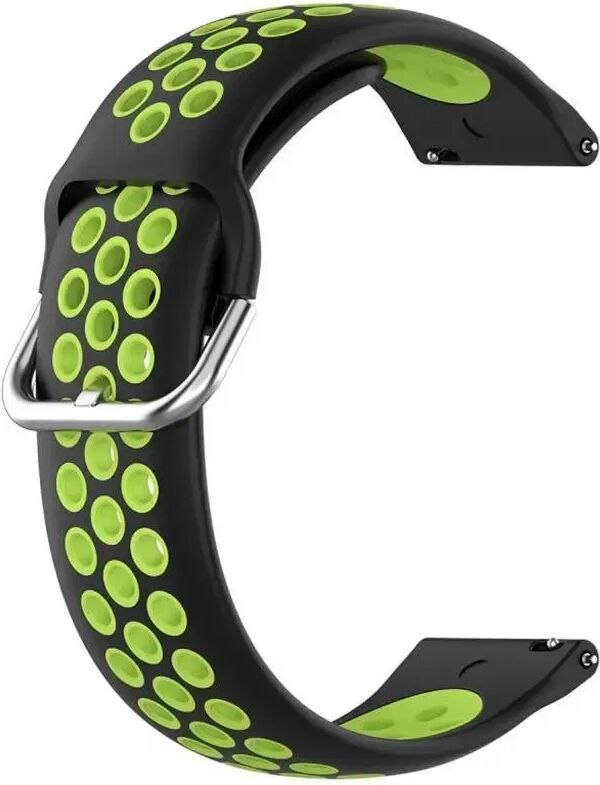 Tech-Protect Samsung Galaxy Watch 3 (41mm) Tech-Protect SoftBand Reim - Svart / Grønn