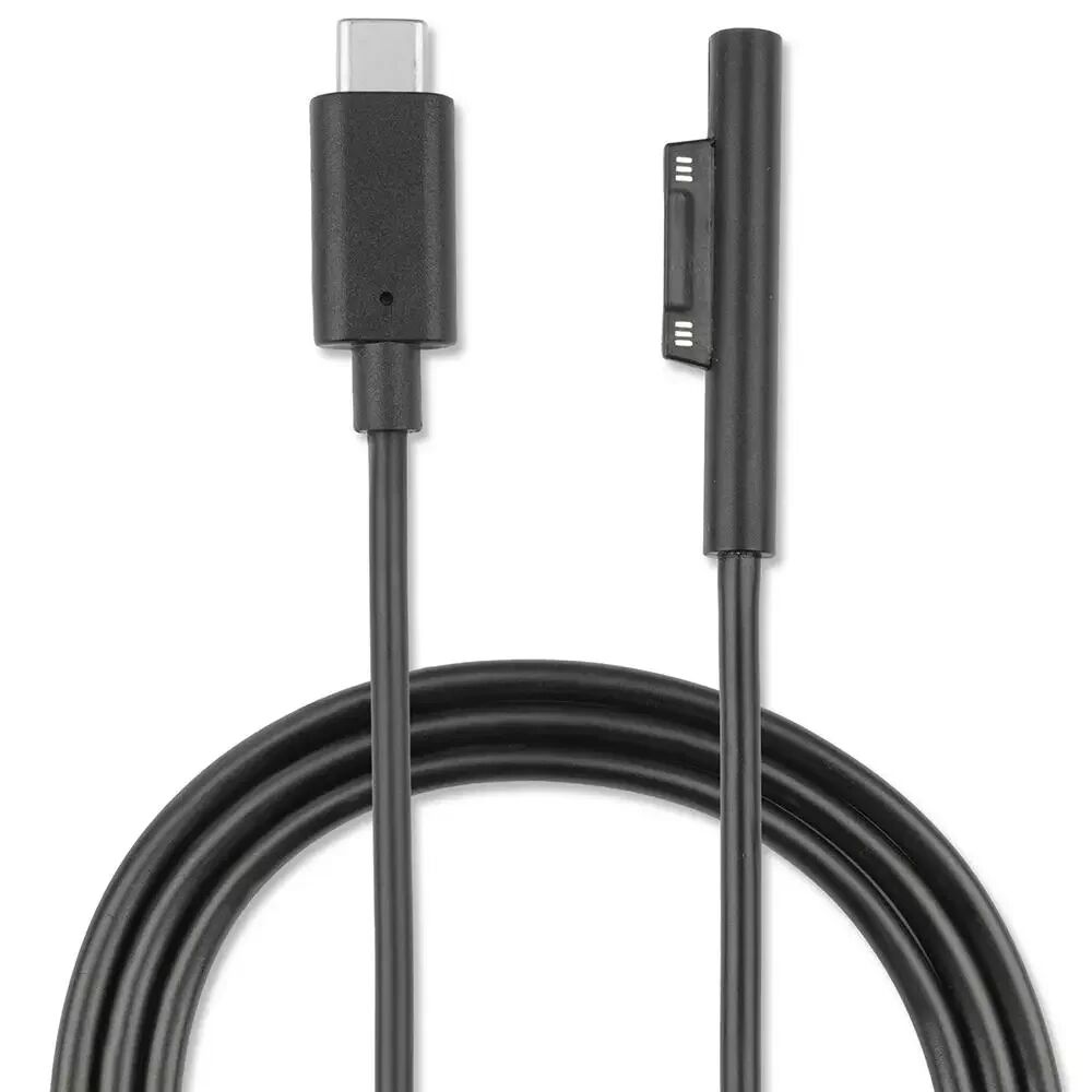 4Smarts USB-C til Microsoft Surface Connect Ladekabel 1m - Svart