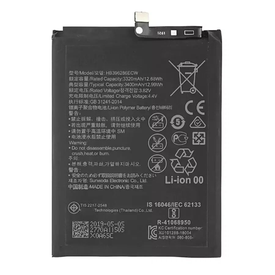MicroSpareparts Huawei P Smart (2019) / Honor 10 Lite MicroSpareParts Batteri 3400mAh