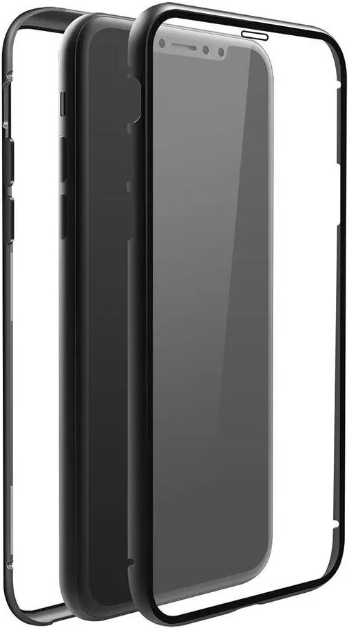 Black Rock iPhone 11 Black Rock 360° Glass Case Magnetisk Deksel med Glass For & Bakside - Svart