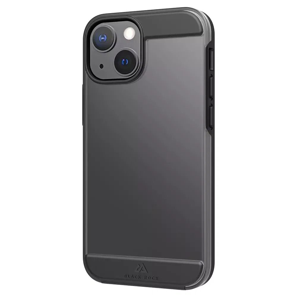 Black Rock iPhone 13 Black Rock Air Robust Deksel - Gjennomsiktig / Svart