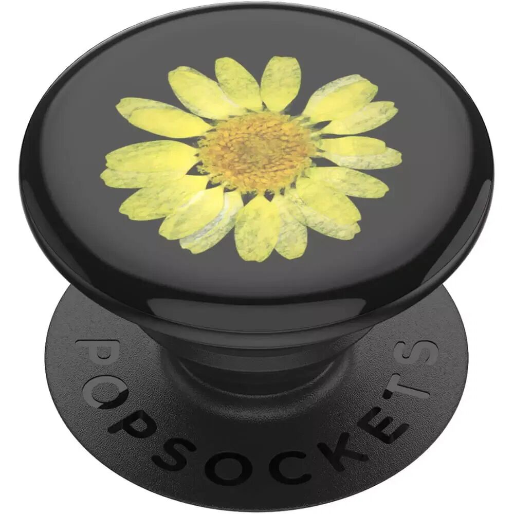 POPSOCKETS PopGrip - Pressed Yellow Daisy - Premium Stander & Greb