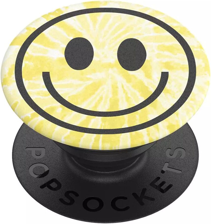 POPSOCKETS PopGrip Tie Dye Smiley Avtagbart Grep med . Stativfunksjon