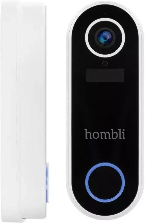 Hombli Smart Doorbell 2 - Ringeklokke med Kamera og Mikrofon - Hvit