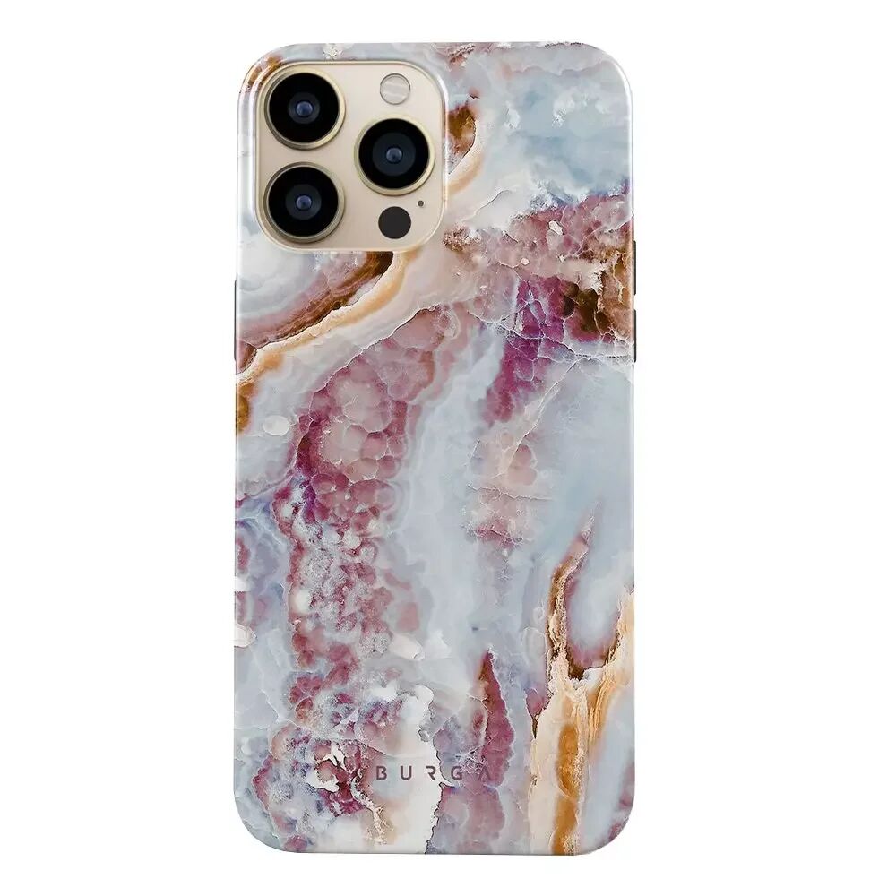 Burga iPhone 13 Pro Max Tough Fashion Deksel - Frozen Leaves