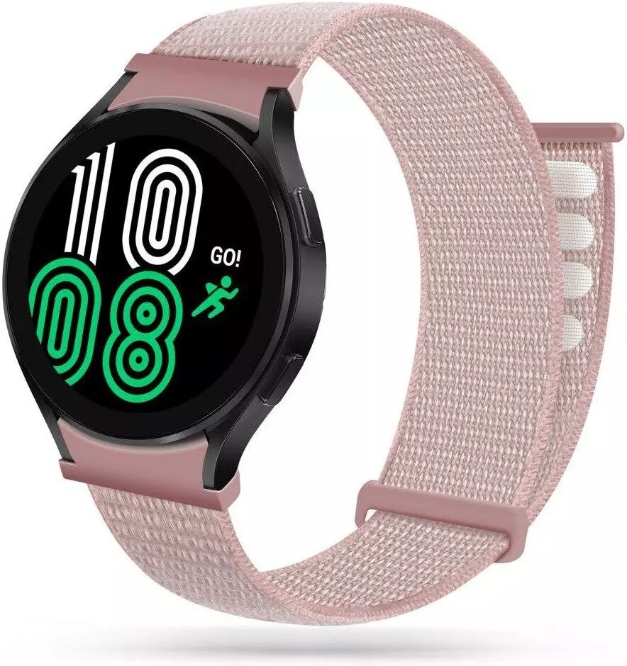 Tech-Protect Samsung Galaxy Watch 4 (40/42/44/46mm) Nylonstropp - Pink Pearl - Rosa