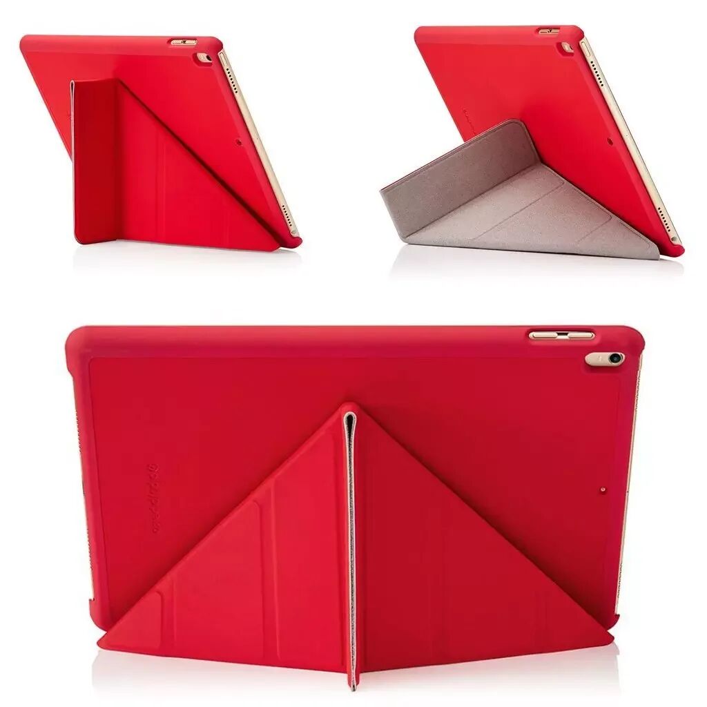 Pipetto iPad Pro 12.9" (2018) Deksel - Pipetto Origami Case - Red (PI39-53-3)