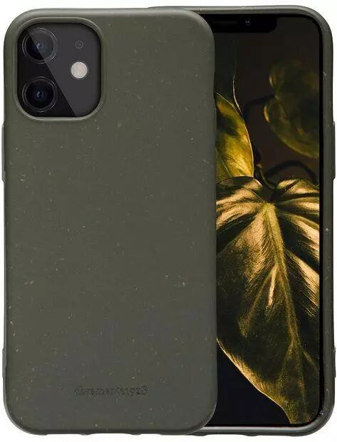 dbramante1928 Grenen iPhone 12 Mini Miljøvennlig Plastikkdeksel - Dark Olive Green