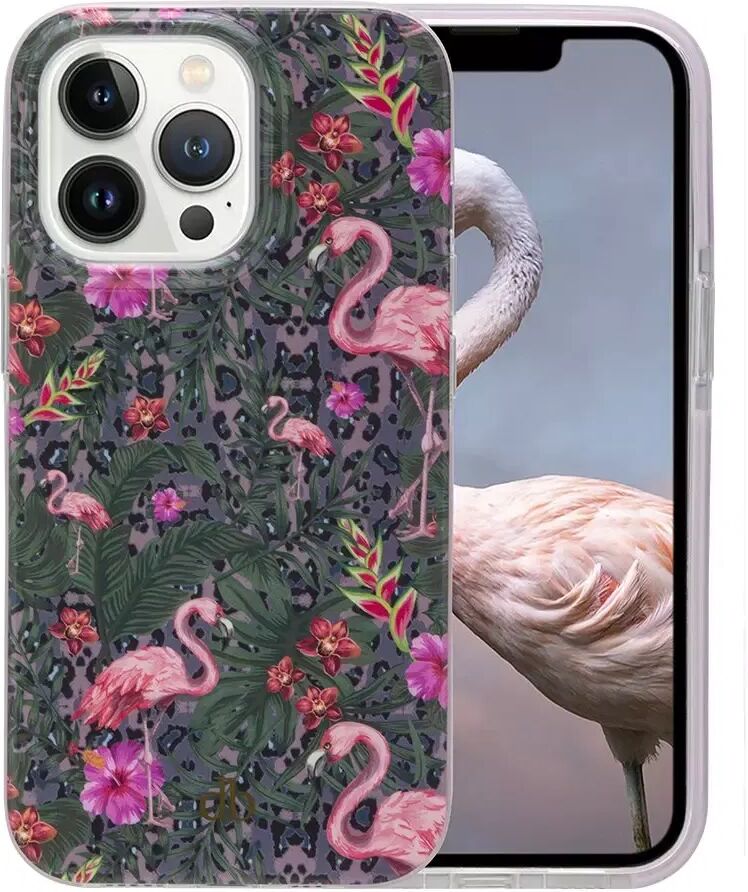 dbramante1928 iPhone 13 Pro Capri Bakdeksel - 100% Resirkulert Plast - Tropical Flamingo