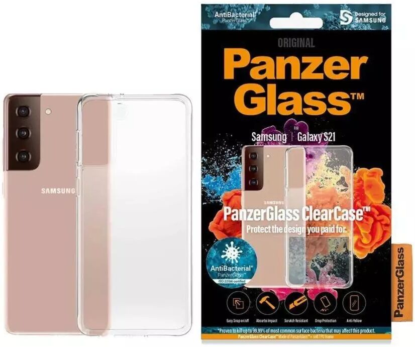 PanzerGlass Samsung Galaxy S21 Deksel PanzerGlass ClearCase - Gjennomsiktig