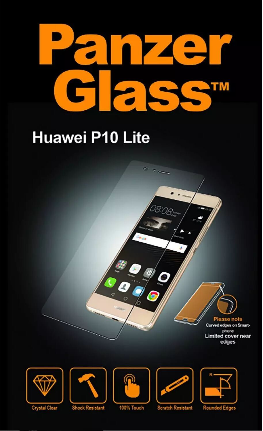 PanzerGlass Huawei P10 Lite Herdet Glass Skjermbeskyttelse