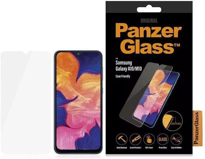 PanzerGlass Samsung Galaxy A10 PanzerGlass Edge-To-Edge Skjermbeskytter - Case Friendly - Gjennomsiktig