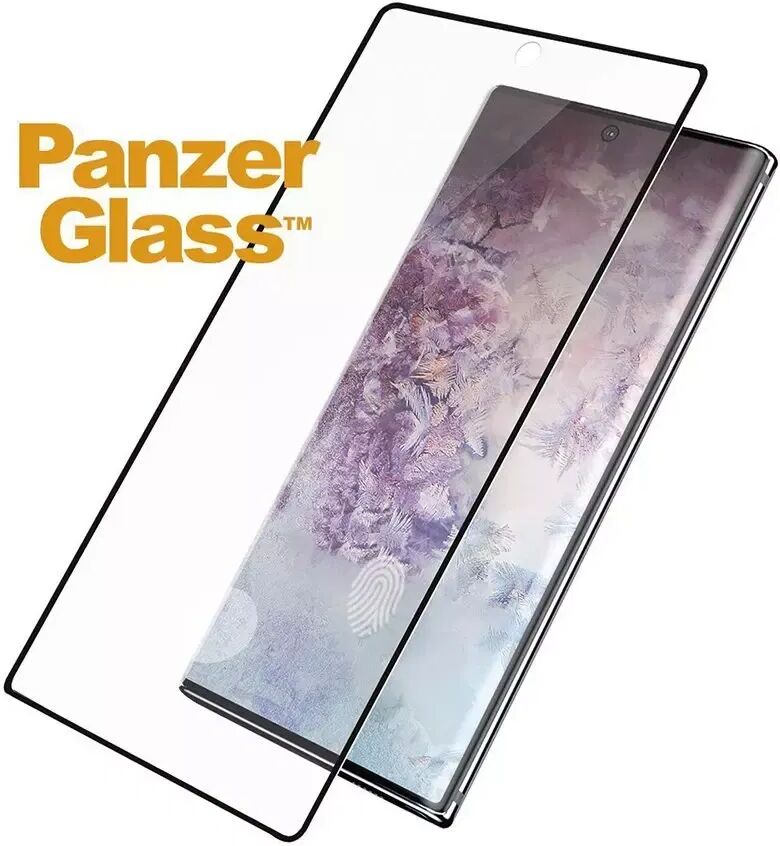 PanzerGlass Samsung Galaxy Note10+ (Plus) PanzerGlass Curved Glass Skjermbeskytter - Fingerprint & Case Friendly - Svart