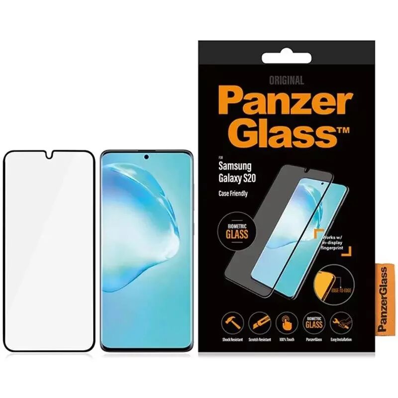 PanzerGlass Samsung Galaxy S20 PanzerGlass Edge-To-Edge - Svart