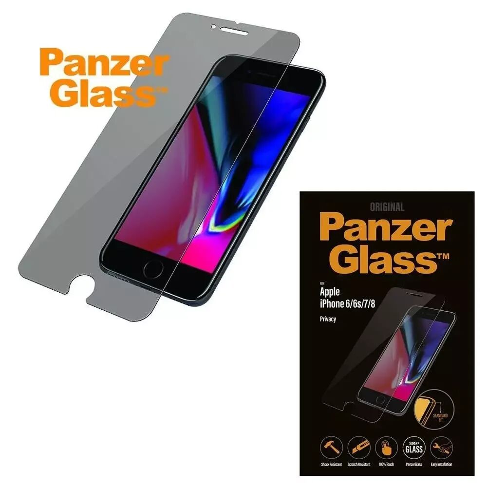 PanzerGlass iPhone SE(2020)/8/7/6/6s PanzerGlass Standard Fit Skjermbeskytter - Privacy