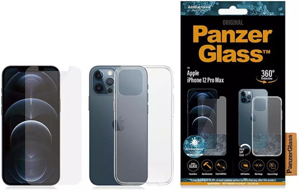 PanzerGlass iPhone 12 Pro Max PanzerGlass 360° Protection (Glass + Bakside Deksel)