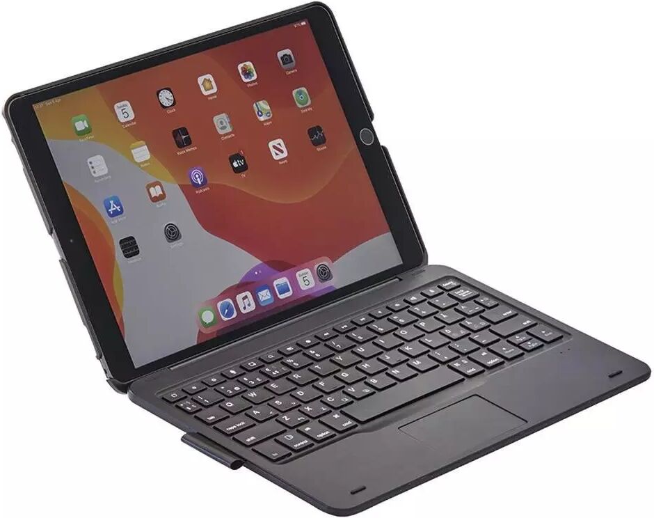 Xceed iPad 10.2" - Xceed CoverKey 2.0 Wireless Keyboard Nordisk med Deksel (ICK-06-SC) - Black