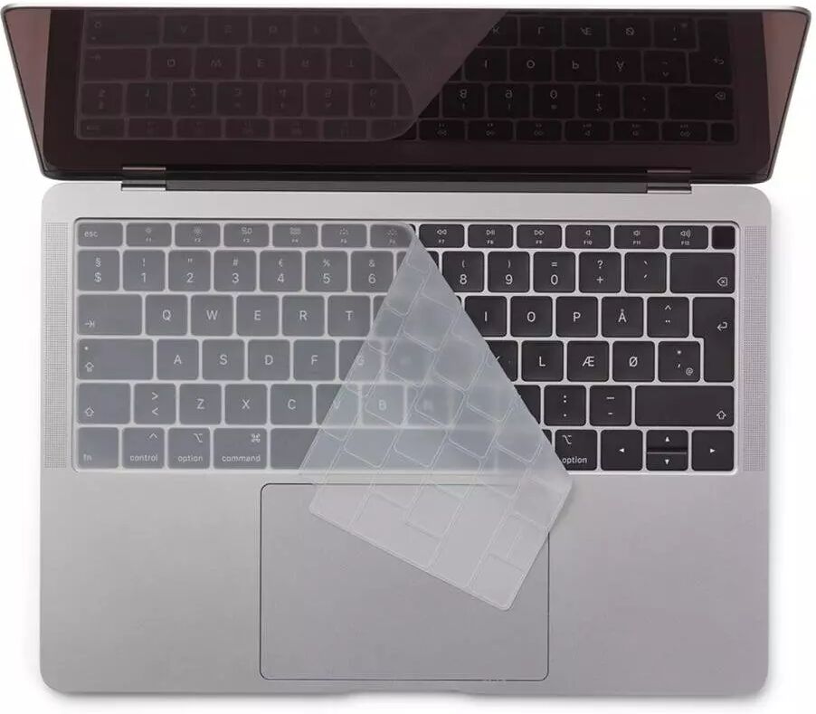 Philbert MacBook Air (A1932) Keyboard Deksel m. Nordisk Tastatur - Transparent