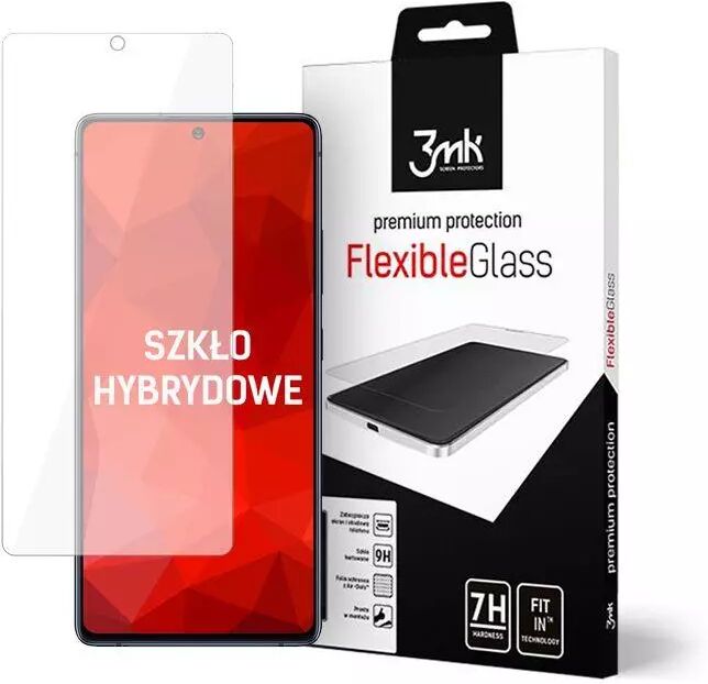 3MK Samsung Galaxy S10 Lite Skjermbeskytter 3MK Premium Protection Flexible Glass - Gjennomsiktig'