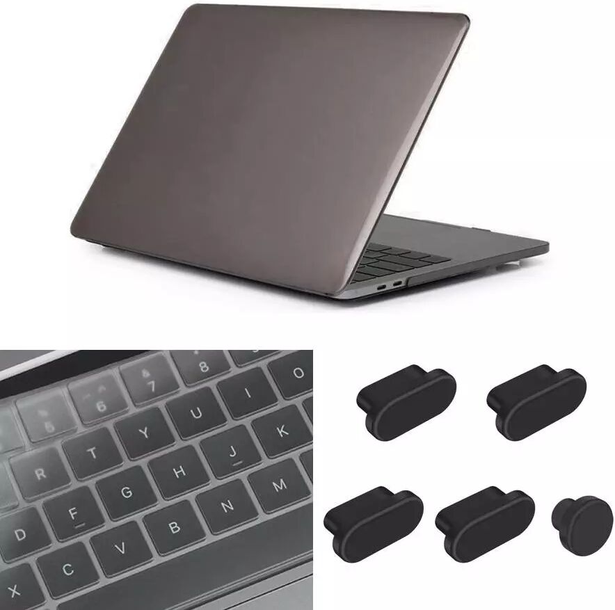 ENKAY MacBook Pro 16" ENKAY Hard Case Deksel m. Keyboard Guard - Gjennomsiktig Grå