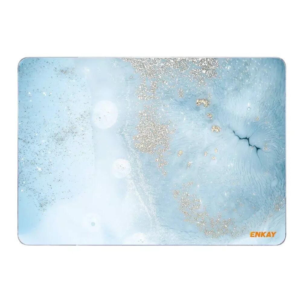 ENKAY MacBook Pro 16" ENKAY Hard Plast Case - Marmor - Turkis