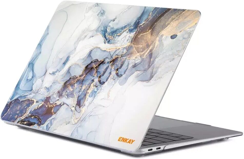 ENKAY MacBook Pro 13 (2020) ENKAY Hard Plast Case - Marmor - Hvit