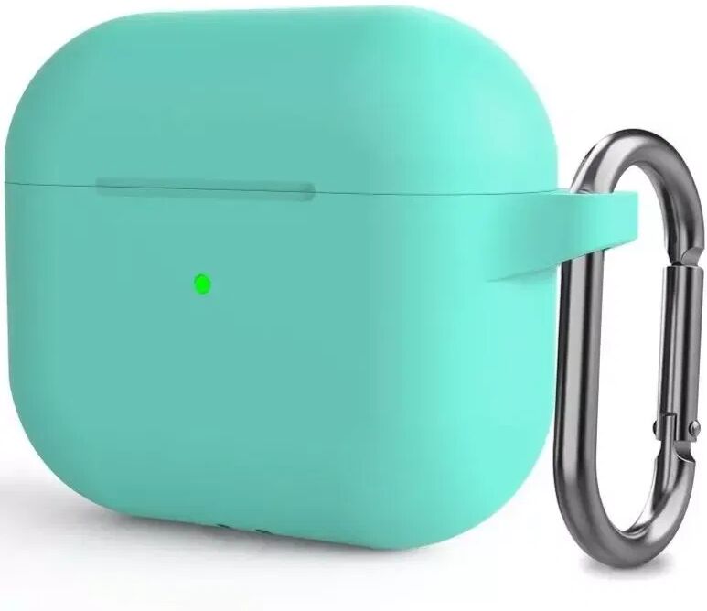 INCOVER Apple AirPods (3. gen.) Silikon Deksel med Karabinkroker - Mint Green