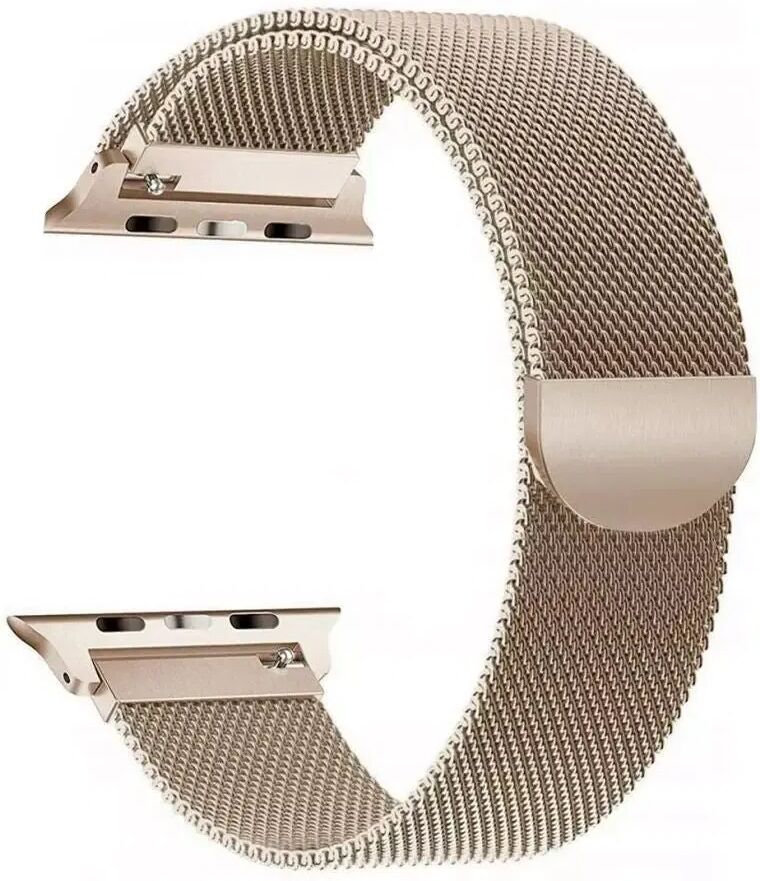 Tech-Protect Apple Watch (42-45mm) Tech-Protect Milanse Band Rustfritt Stål Reim - Gull