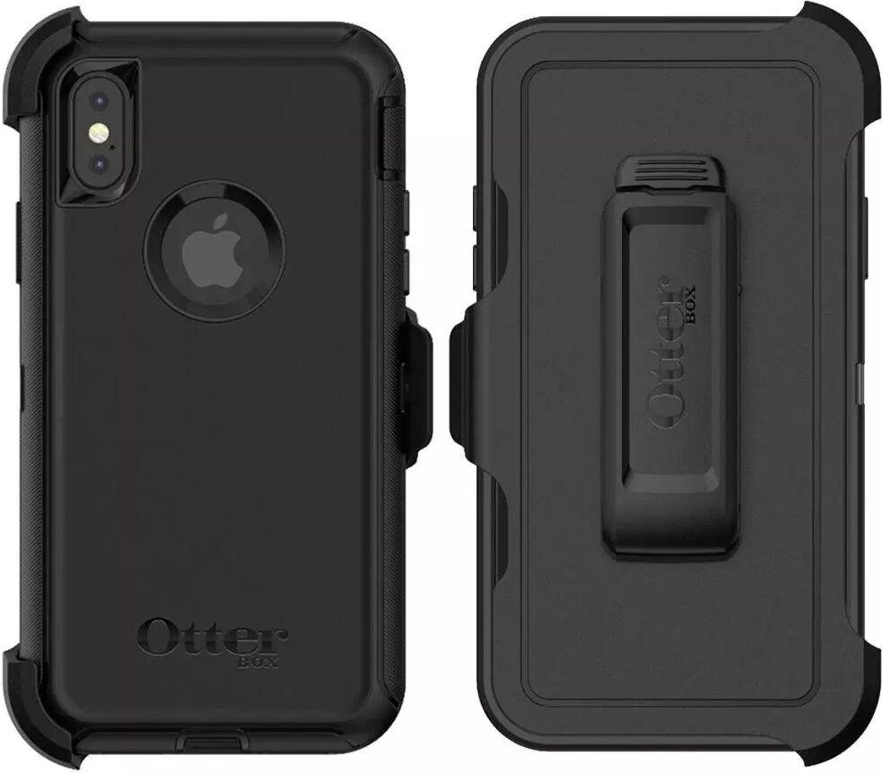 OtterBox Defender Series iPhone Xs / X Håndverker Deksel m. Belteholder Svart