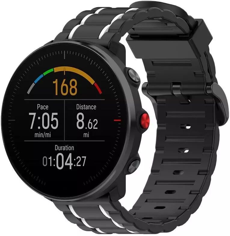 INCOVER Smartwatch Silikon Reim (22mm) - Svart / Hvit