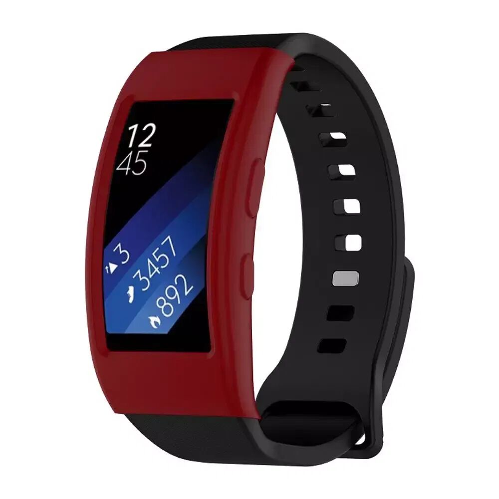 INCOVER Samsung Gear Fit2 Pro Silikon Deksel - Smartklokke - Rød