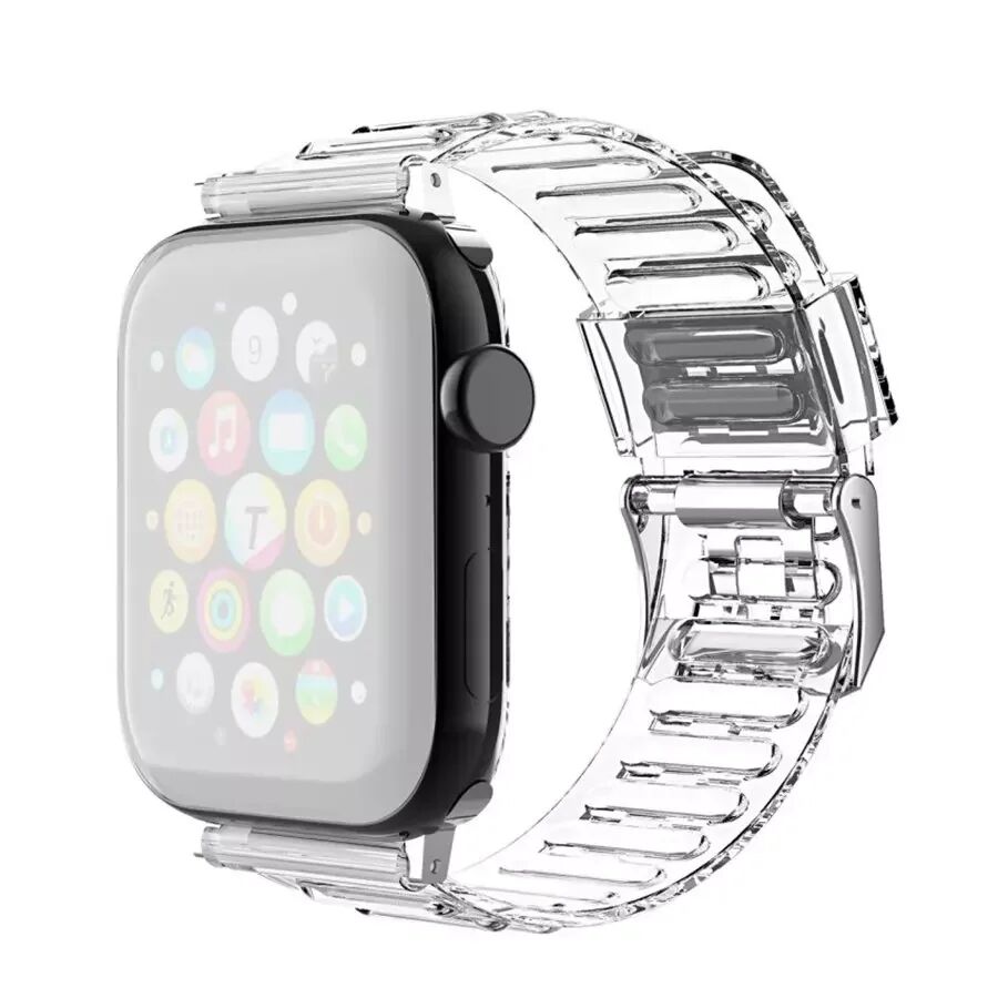 INCOVER Apple Watch (38-41mm) Fleksibel Reim - Gjennomsiktig