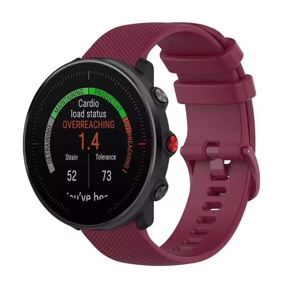 INCOVER Smartwatch Silikon Reim (22mm) Prikket - Rød