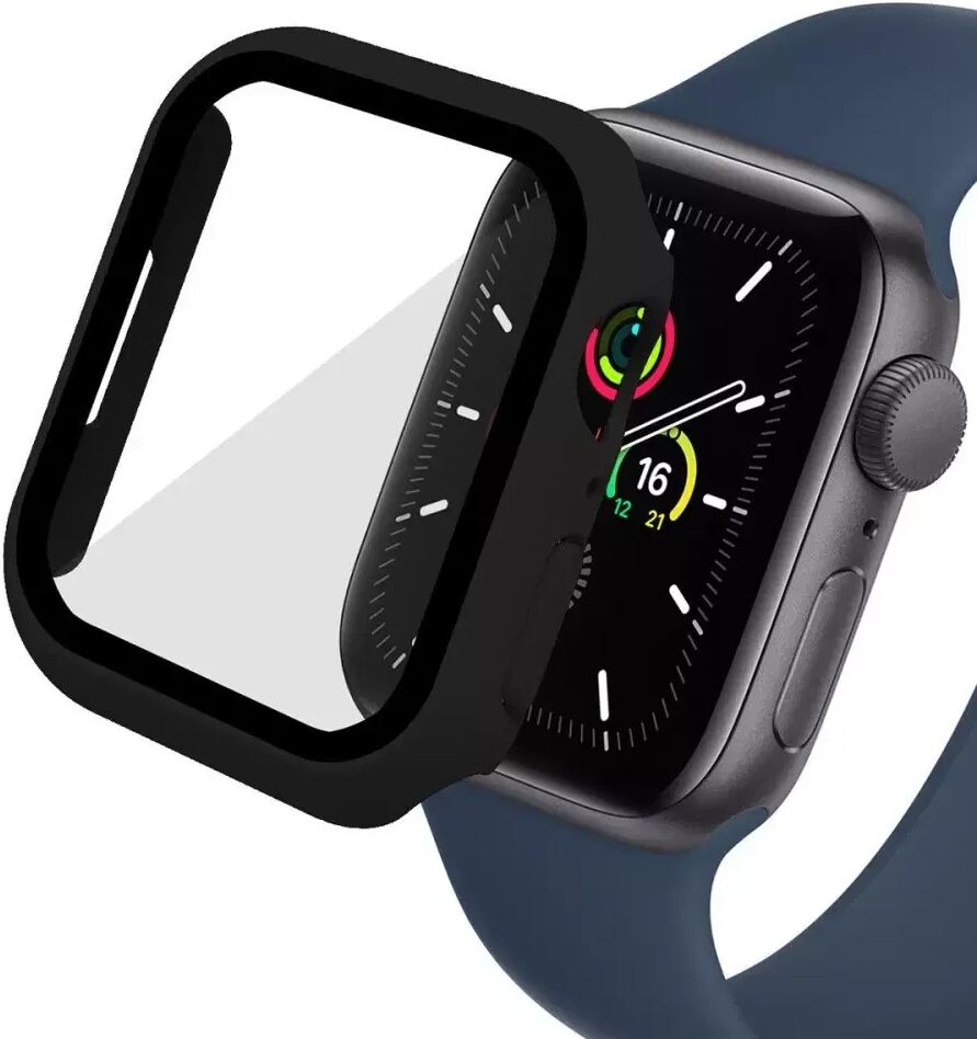 ENKAY Apple Watch 7 (45 mm) ENKAY Deksel og Herdet Glass - Svart