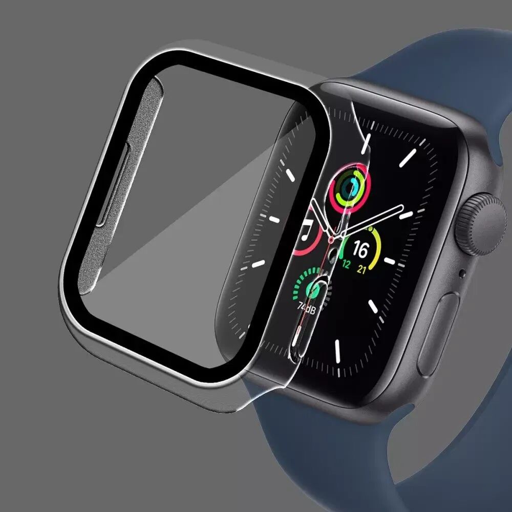 ENKAY Apple Watch 7 (45 mm) ENKAY Deksel og Herdet Glass - Gjennomsiktig