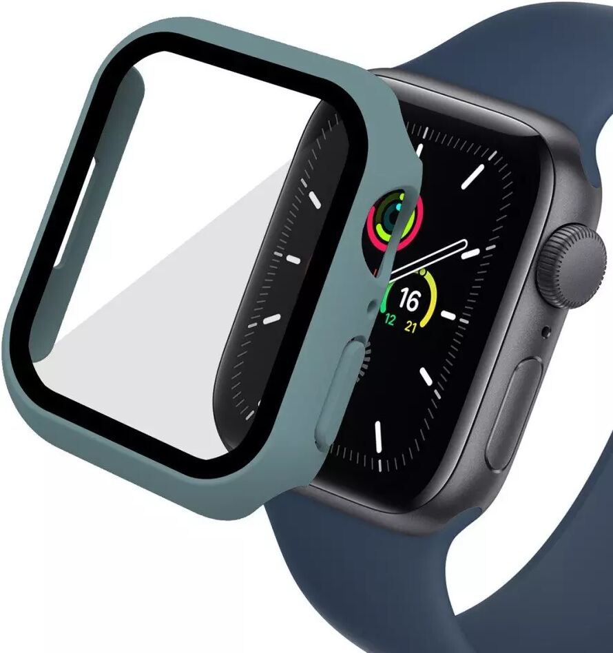 ENKAY Apple Watch 7 (41 mm) ENKAY Deksel og Herdet Glass - Grønn